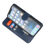 Bookstyle Wallet Cases Hülle für iPhone 12 Pro Max Navy