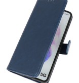 Bookstyle Wallet Cases Hoesje voor Samsung S20 Navy