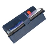 Bookstyle Wallet Cases Hoesje voor Samsung S20 Navy