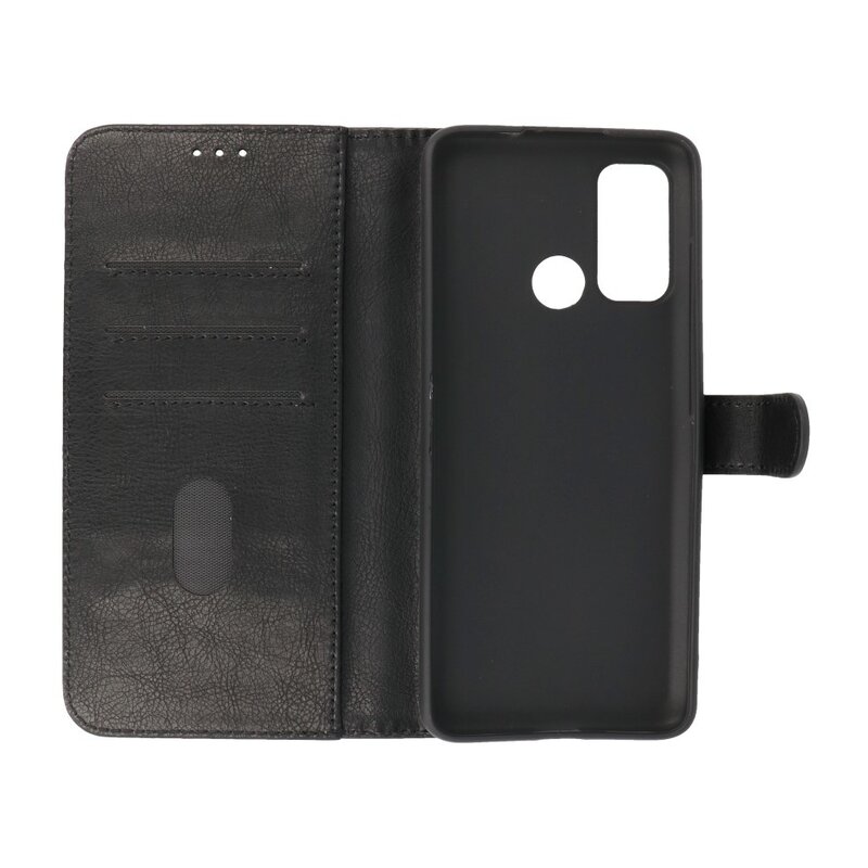Custodie a portafoglio Bookstyle Custodia Motorola Moto G60 nera