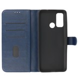 Bookstyle Wallet Cases Hoesje Motorola Moto G60 Navy