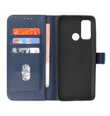 Bookstyle Wallet Cases Case Motorola Moto G60 Azul marino