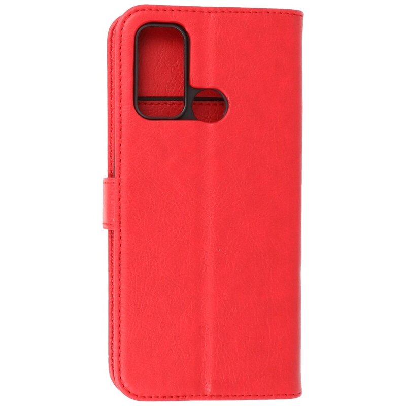 Custodie a portafoglio Bookstyle Custodia Motorola Moto G60 Rossa