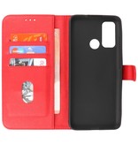 Bookstyle Wallet Cases Case Motorola Moto G60 Rojo