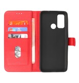Bookstyle Wallet Cases Etui Motorola Moto G60 Rouge