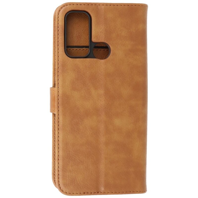 Bookstyle Wallet Cases Hülle Motorola Moto G60 Braun