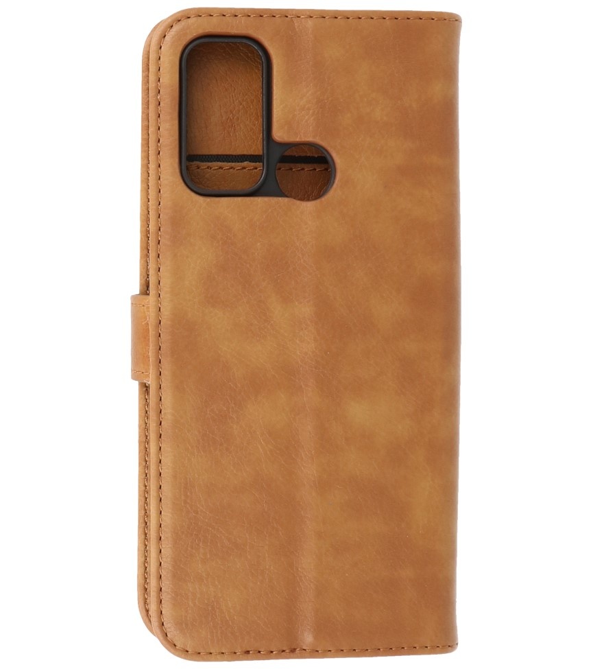 Bogstil Pung Etuier Etui Motorola Moto G60 Brun