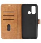 Bogstil Pung Etuier Etui Motorola Moto G60 Brun