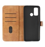 Bookstyle Wallet Cases Hülle Motorola Moto G60 Braun