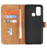 Bookstyle Custodie Portafoglio Custodia Motorola Moto G60 Marrone