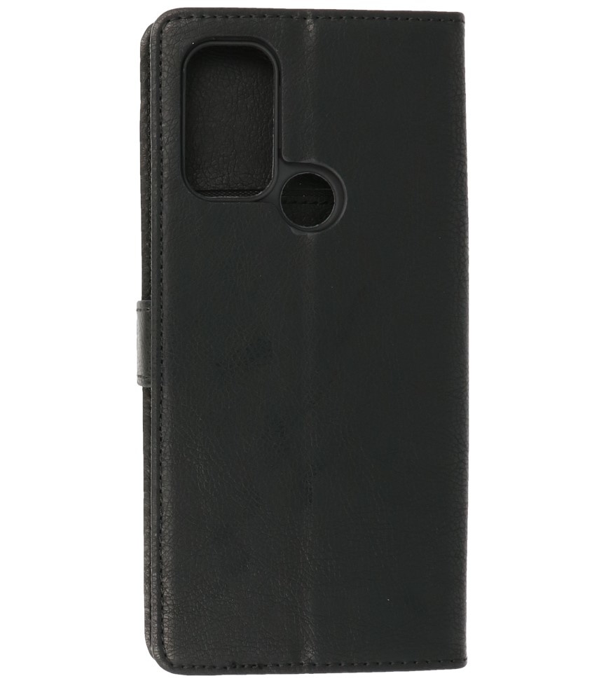 Bookstyle Wallet Cases Hülle Motorola Moto G60s Schwarz