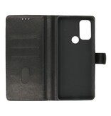 Bookstyle Wallet Cases Hülle Motorola Moto G60s Schwarz