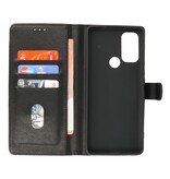 Bookstyle Wallet Cases Hoesje Motorola Moto G60s Zwart