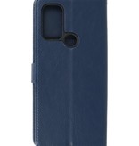 Bookstyle Portemonnaie Hüllen Hülle Motorola Moto G60s Navy