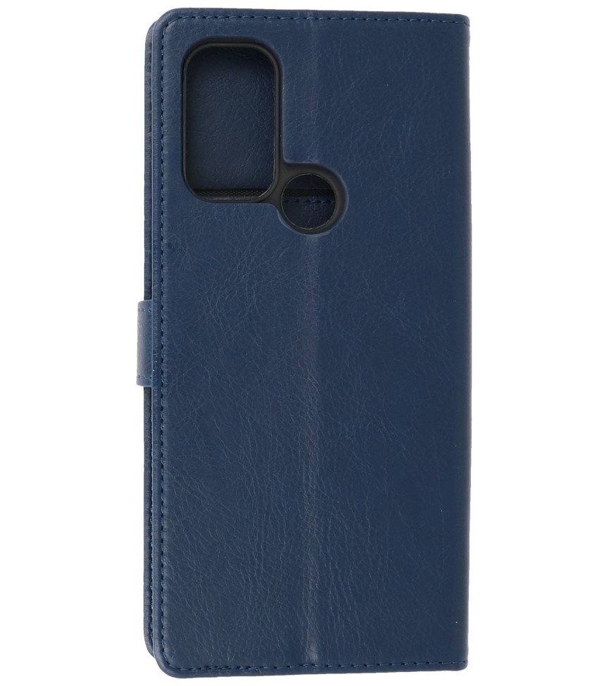 Bookstyle Portemonnaie Hüllen Hülle Motorola Moto G60s Navy