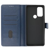 Bookstyle Portemonnaie Hüllen Hülle Motorola Moto G60s Navy