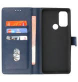 Bookstyle Wallet Cases Case Motorola Moto G60s Azul marino