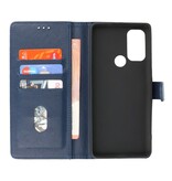 Custodie a portafoglio Bookstyle Custodia Motorola Moto G60s Navy