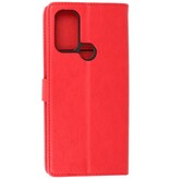 Bookstyle Pung Etuier Etui Motorola Moto G60s Rød