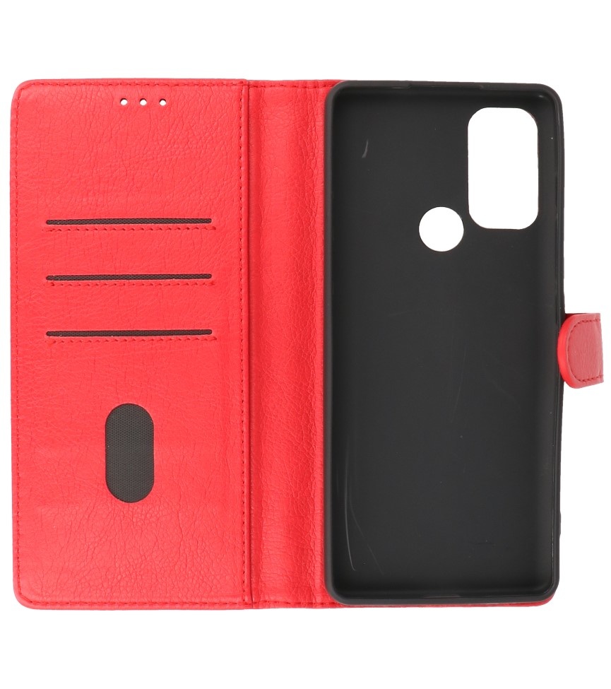 Bookstyle Wallet Cases Case Motorola Moto G60s Red