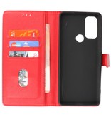 Bookstyle Pung Etuier Etui Motorola Moto G60s Rød