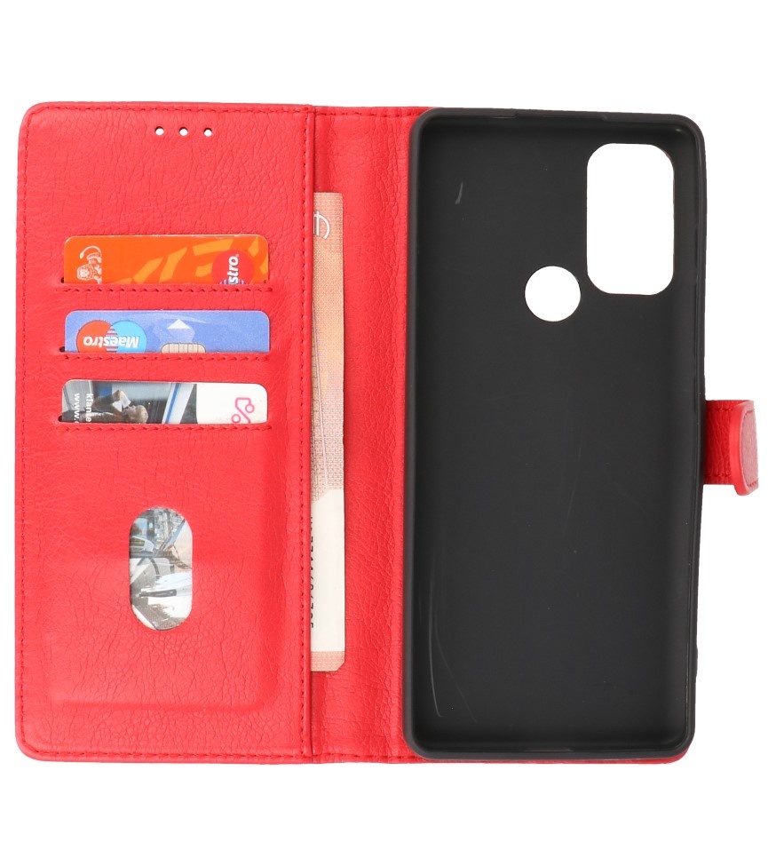 Bookstyle Pung Etuier Etui Motorola Moto G60s Rød