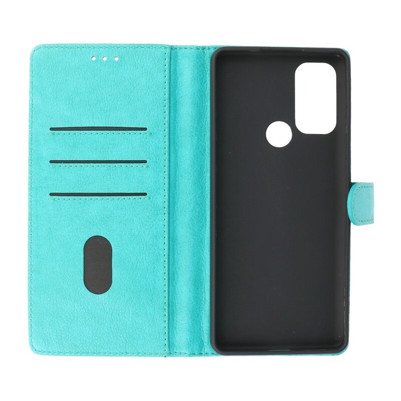 Bookstyle Pung Etuier Etui Motorola Moto G60s Grøn