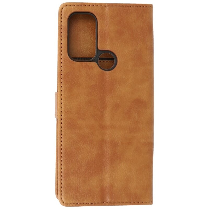 Custodie a portafoglio Bookstyle Custodia Motorola Moto G60s Marrone