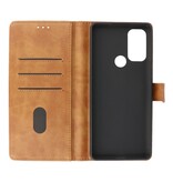 Bookstyle Wallet Cases Case Motorola Moto G60s Brown