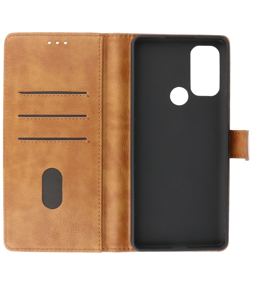 Bookstyle Wallet Cases Case Motorola Moto G60s Brown