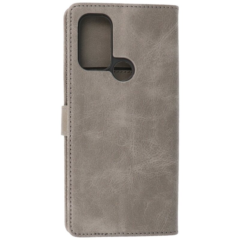 Bookstyle Pung Etuier Etui Motorola Moto G60s Grå
