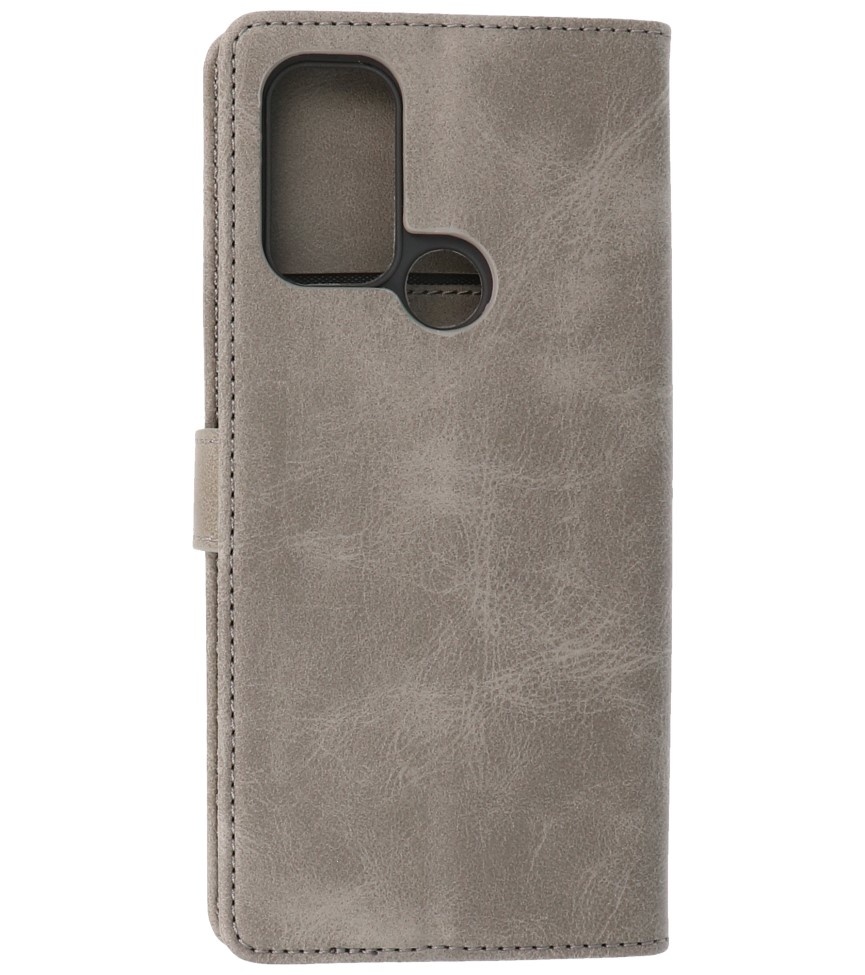 Bookstyle Wallet Cases Case Motorola Moto G60s Gray