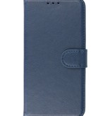 Bookstyle Wallet Cases Cover pour iPhone 12 mini Marine