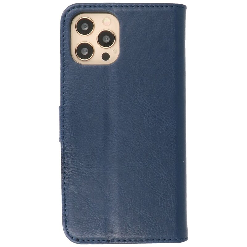 Bookstyle Wallet Cases Hülle für iPhone 12 Pro Navy