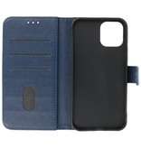 Funda Bookstyle Wallet Cases para iPhone 12 Pro Azul marino