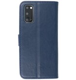 Bookstyle Wallet Cases Hoesje voor Samsung S20 Navy