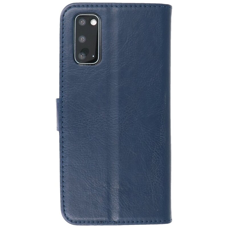 Bookstyle Wallet Cases Hoesje voor Samsung S20 Navy