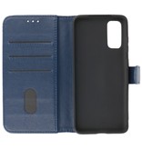 Bookstyle Wallet Cases Hoesje voor Samsung S20 Navy