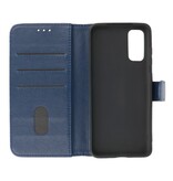 Bookstyle Wallet Cases Hoesje voor Samsung S20 Navy