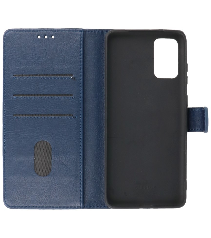 Bookstyle Wallet Cases Case for Samsung S20 Plus Navy