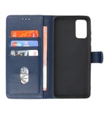 Bookstyle Wallet Cases Hülle für Samsung S20 Plus Navy