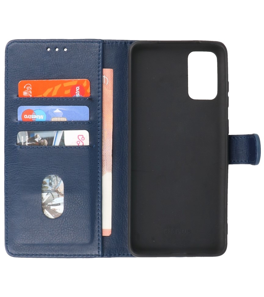 Bookstyle Wallet Cases Case for Samsung S20 Plus Navy