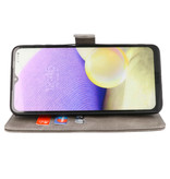 Bookstyle Wallet Cases Coque pour Samsung Galaxy A13 5G Gris