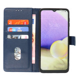 Bookstyle Wallet Cases Custodia per Samsung Galaxy A73 5G Navy