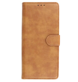 Bookstyle Wallet Cases Cover for Oppo A95 4G - A74 4G Brown