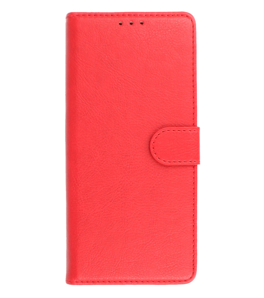 Bogstil tegnebog Cover til Oppo A53s 4G - A53 Rød