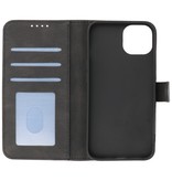Wallet Cases Hülle für iPhone 12 - iPhone 12 Pro Schwarz