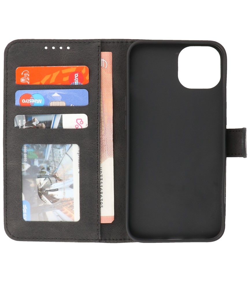 Wallet Cases Case for iPhone 12 - iPhone 12 Pro Black