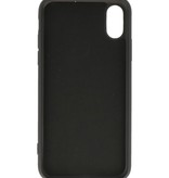 2.0mm Fashion Color TPU Hoesje voor iPhone X - Xs Zwart