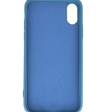 2.0mm Fashion Color TPU Hoesje voor iPhone X - Xs Navy